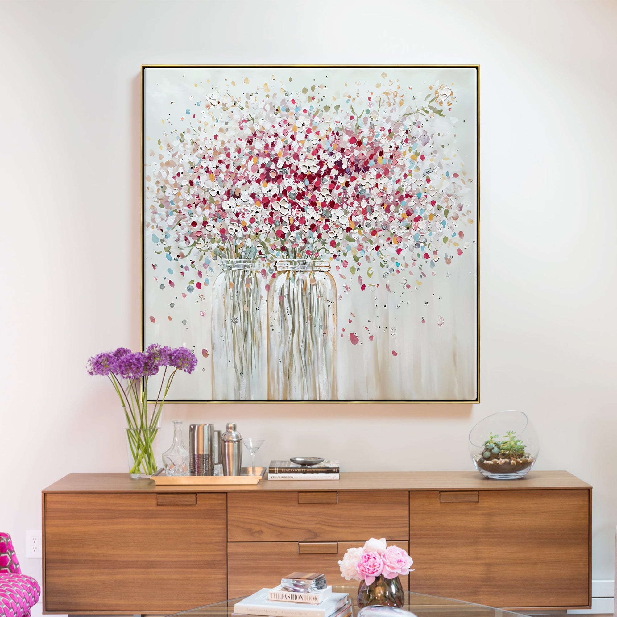 Jars of Flowers