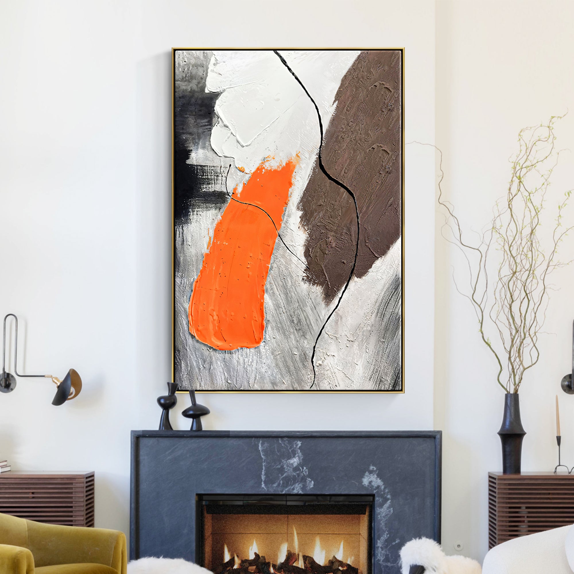 Marron et Orange