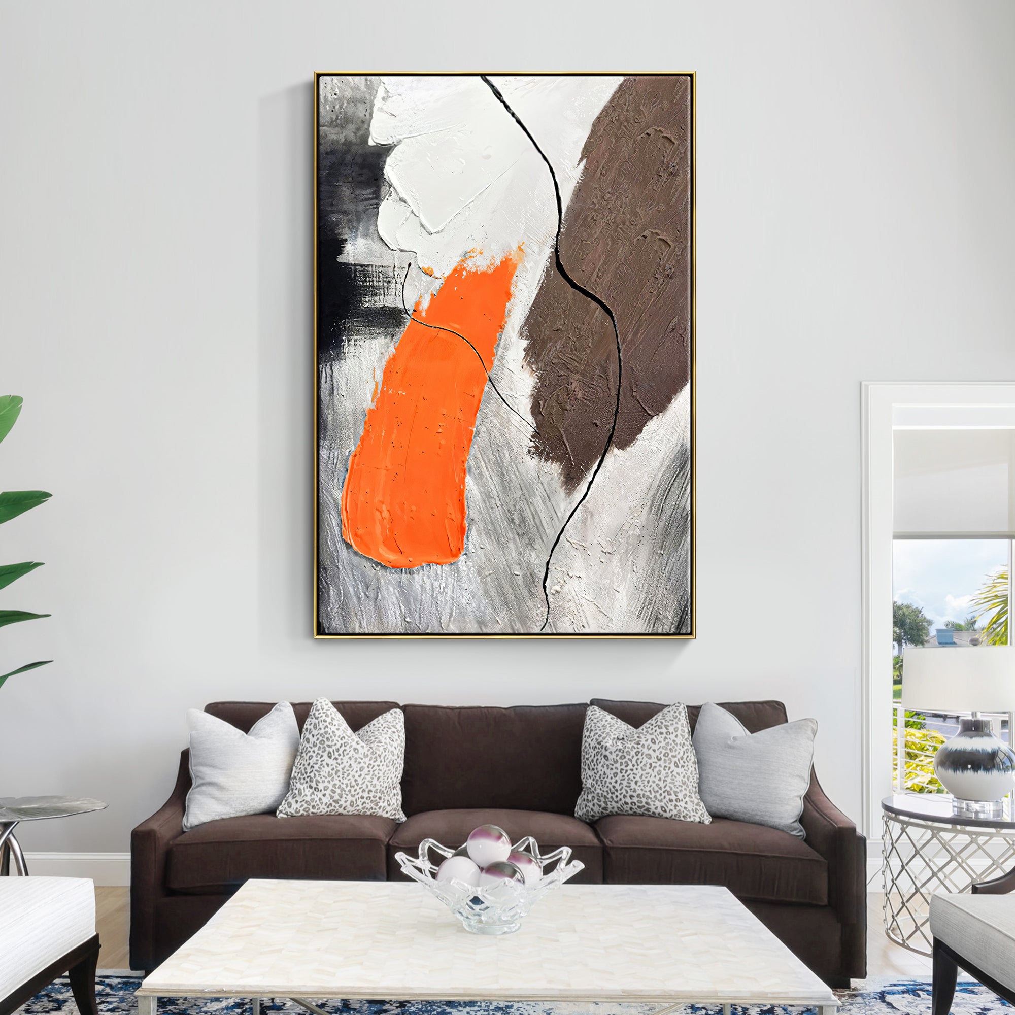 Marron et Orange