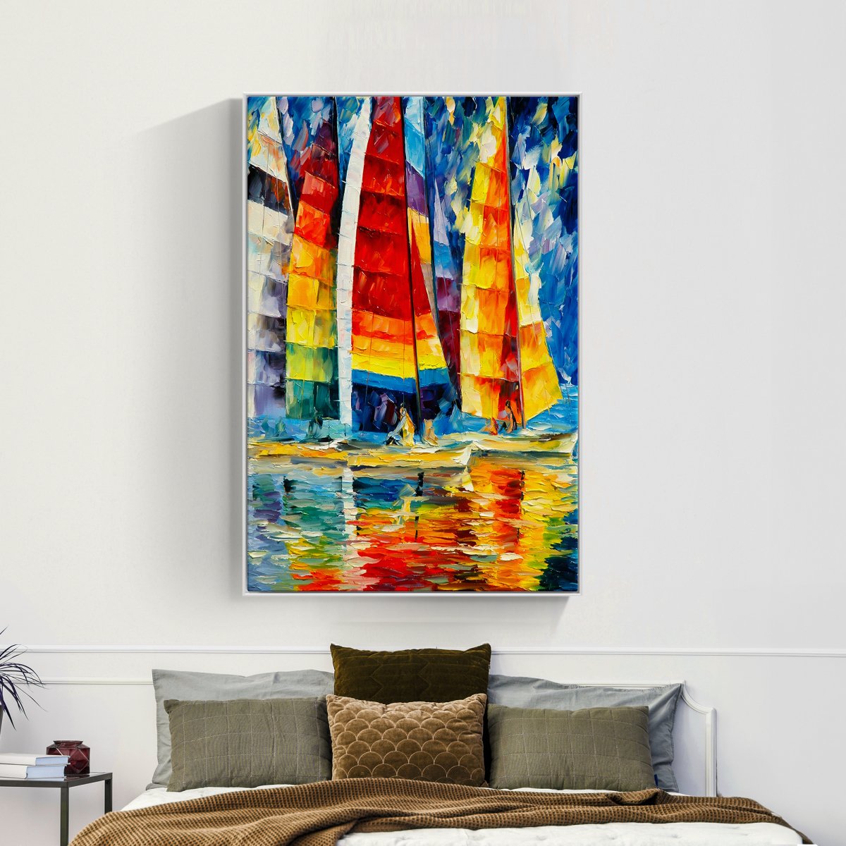 Colored Sailing Yachts