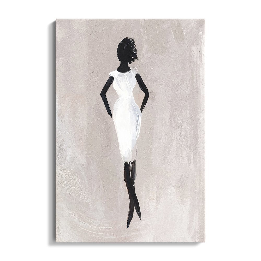 Dark Lady in White