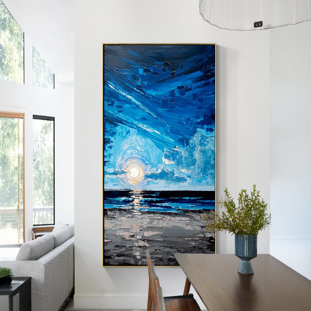 Full Moon Ocean