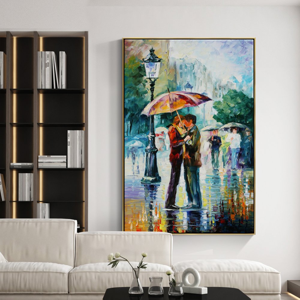 Kissing in the Rain