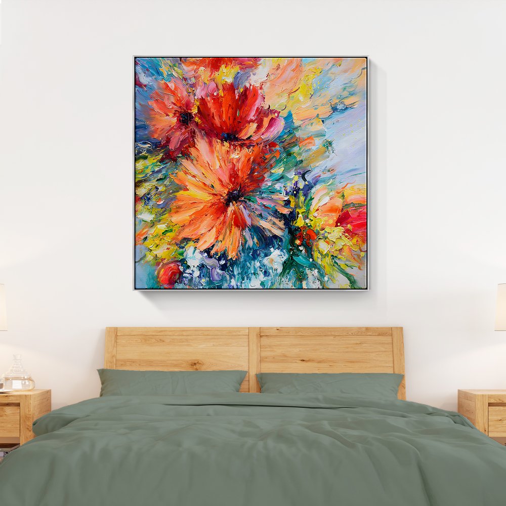 Red Flower Still Life