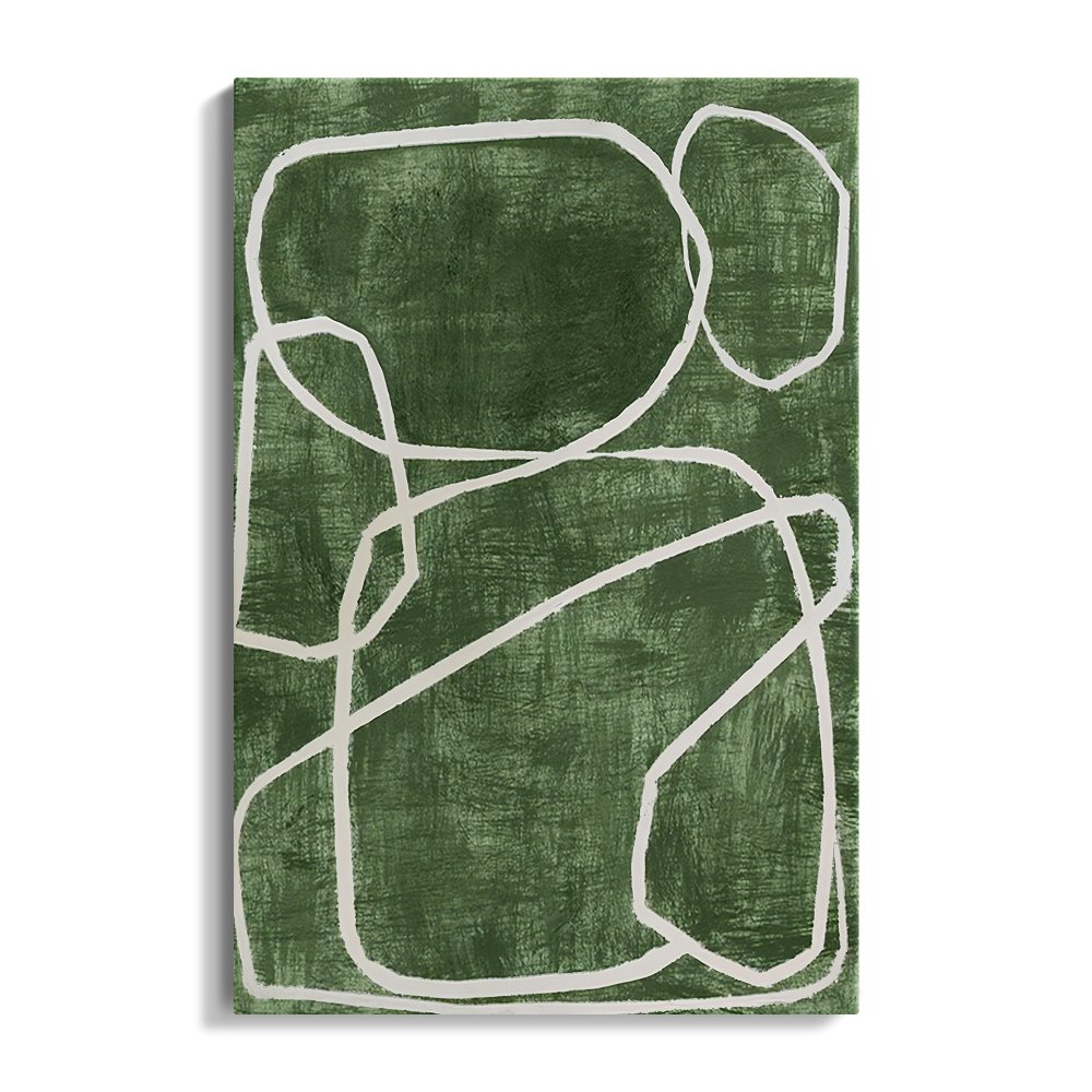 White Circles on Green