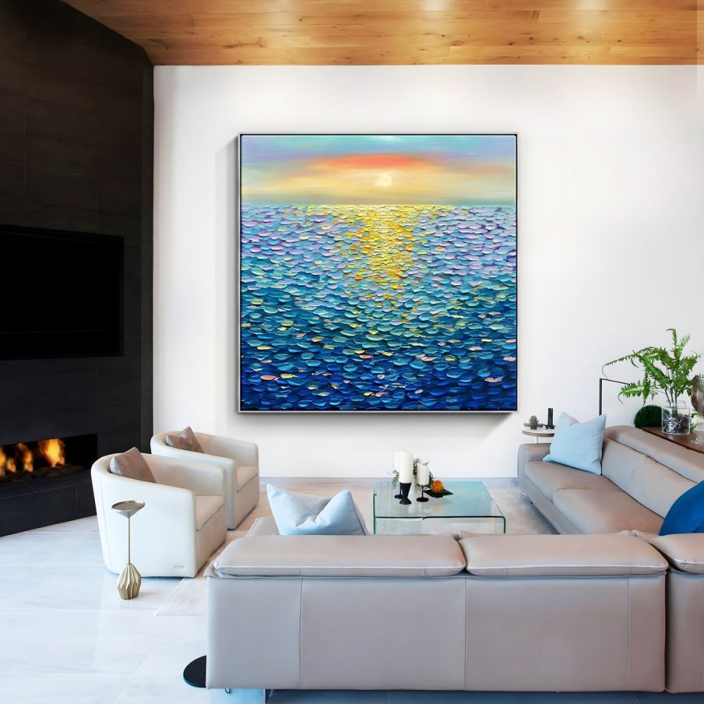 Blue Ocean Sunset