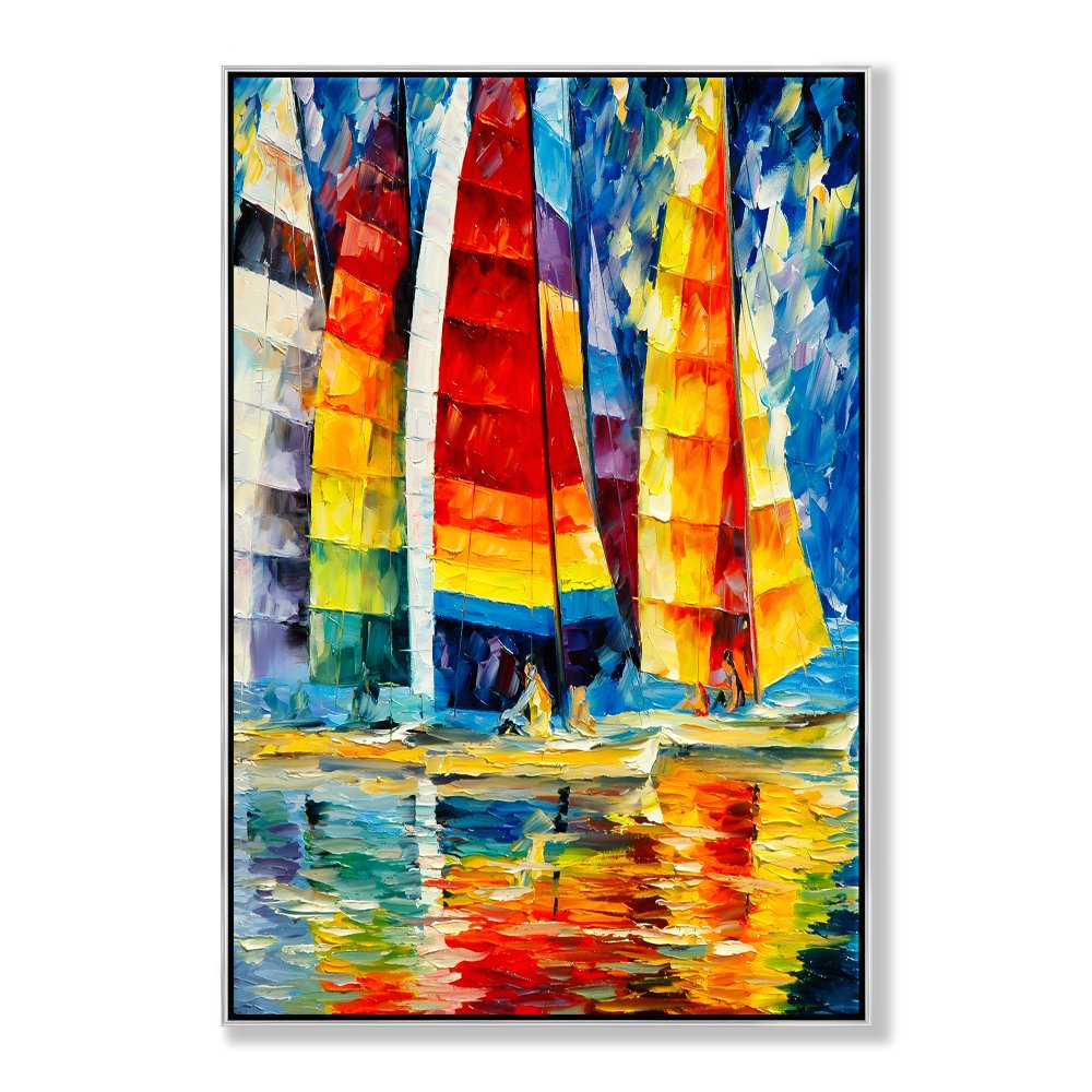 Colored Sailing Yachts