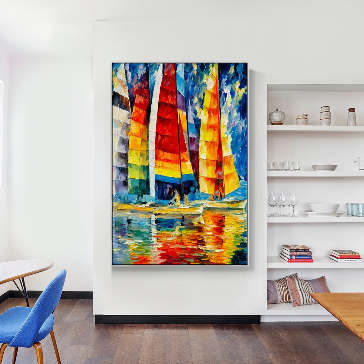 Colored Sailing Yachts
