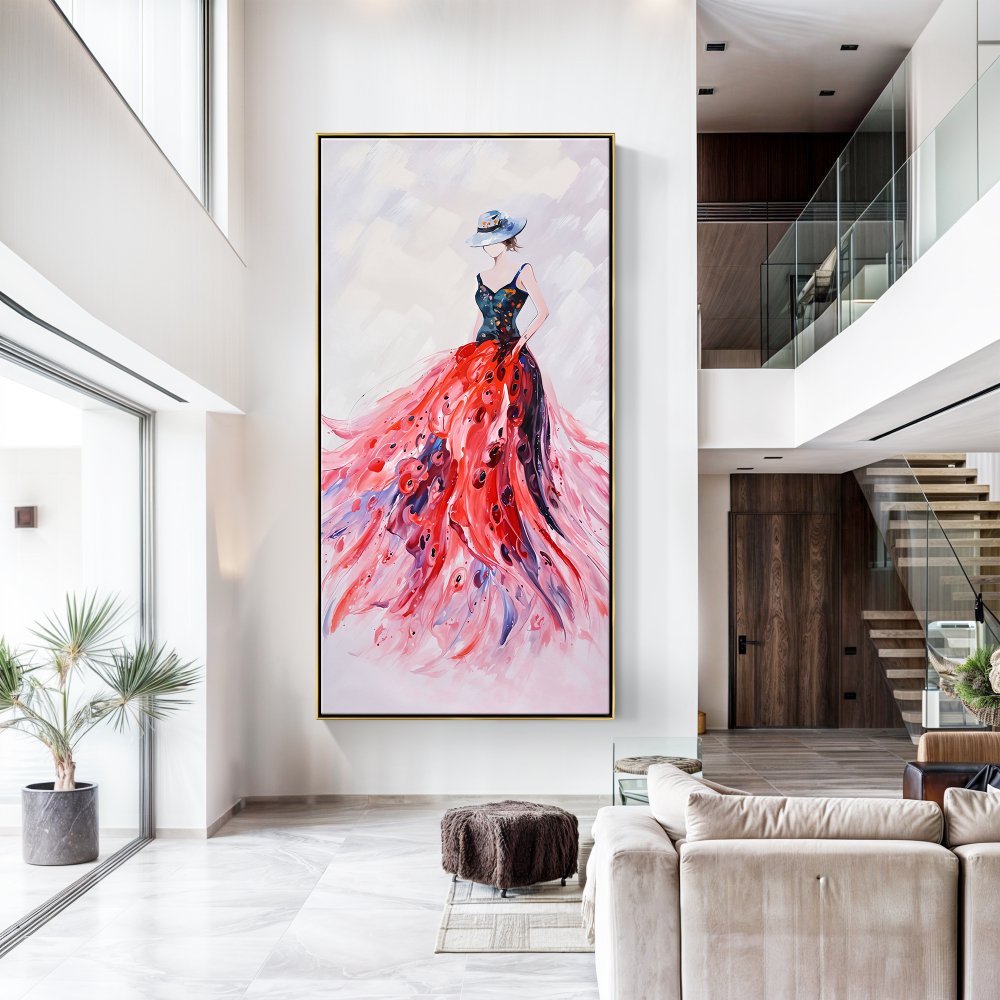 The Red Dress Lady