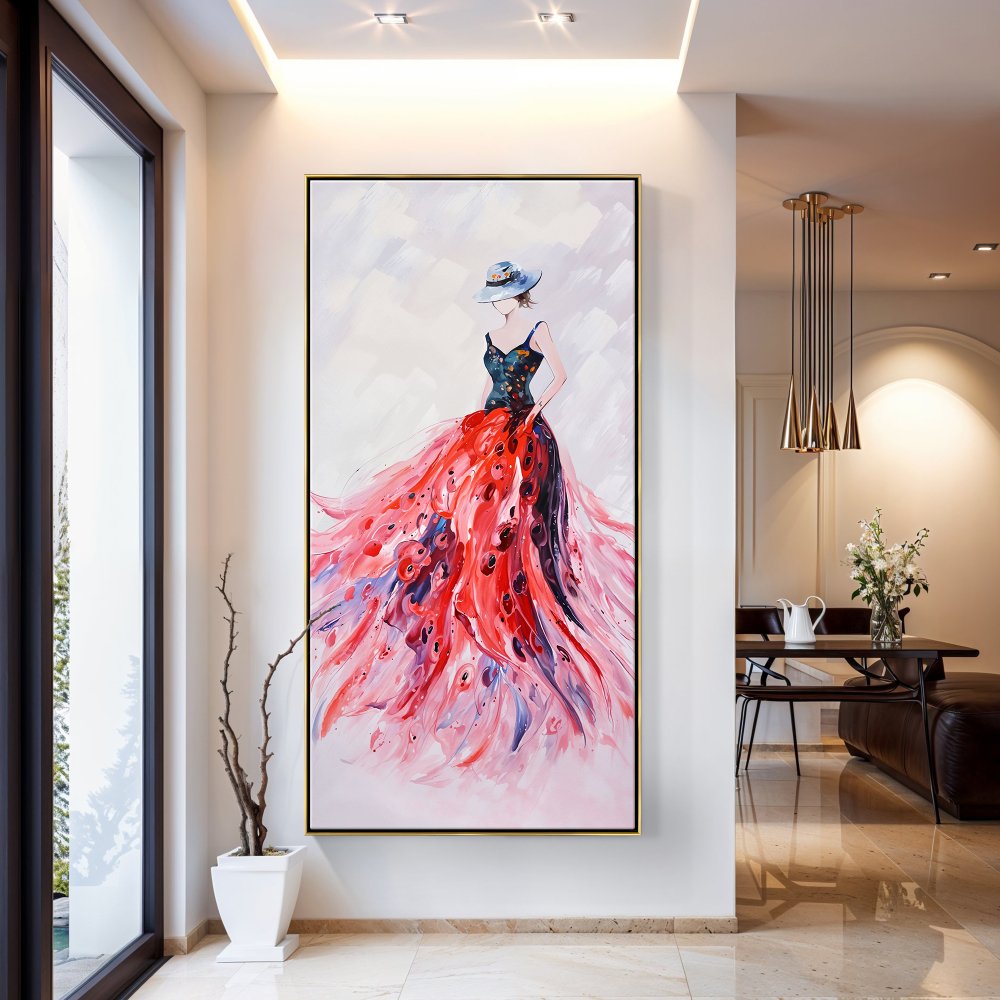 The Red Dress Lady