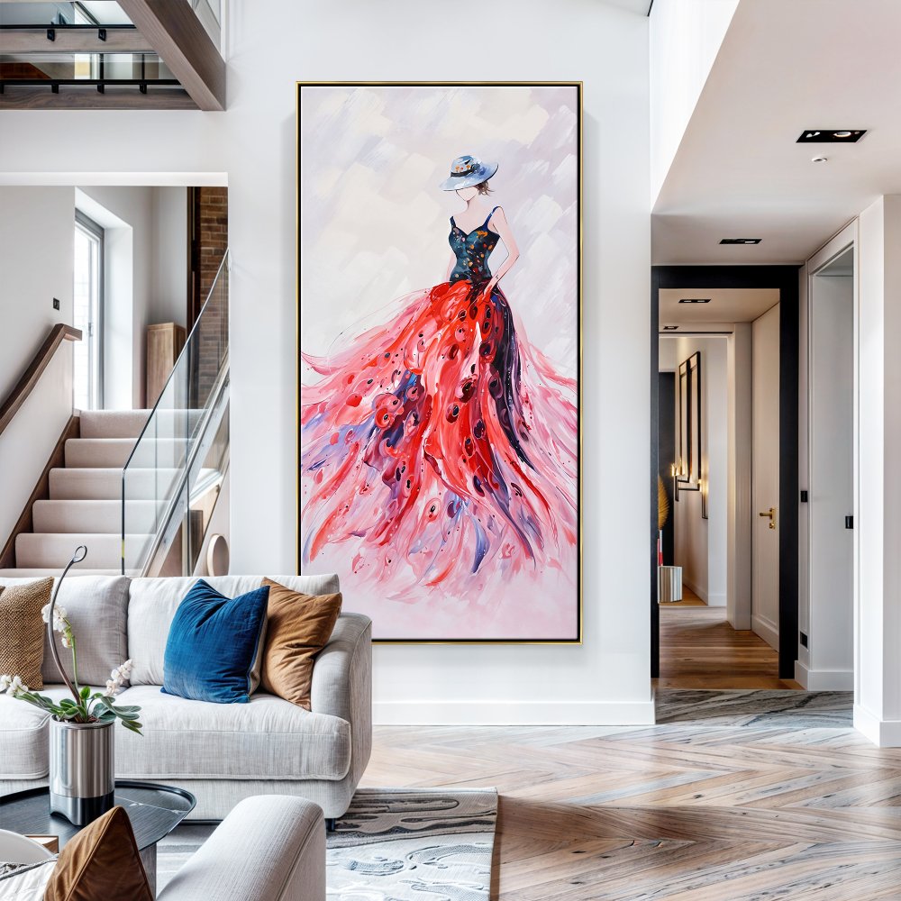 The Red Dress Lady
