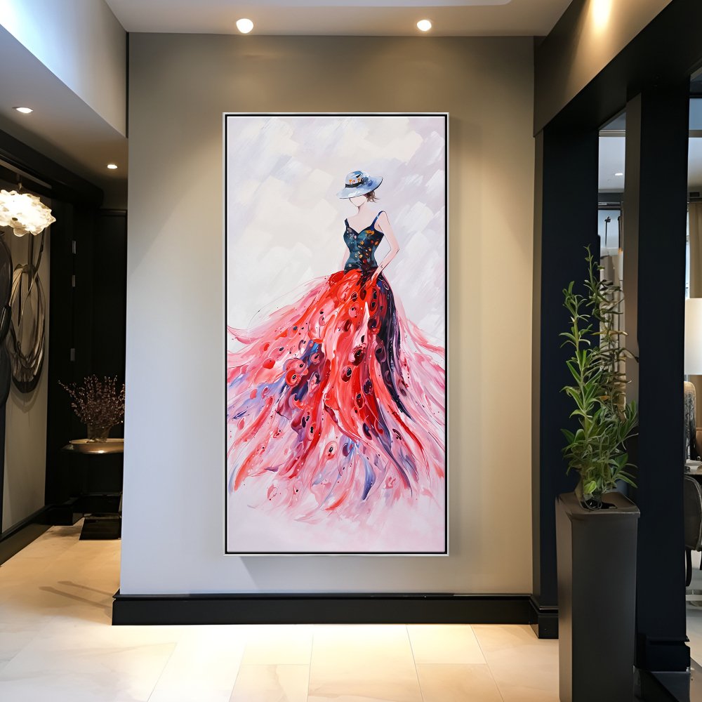 The Red Dress Lady