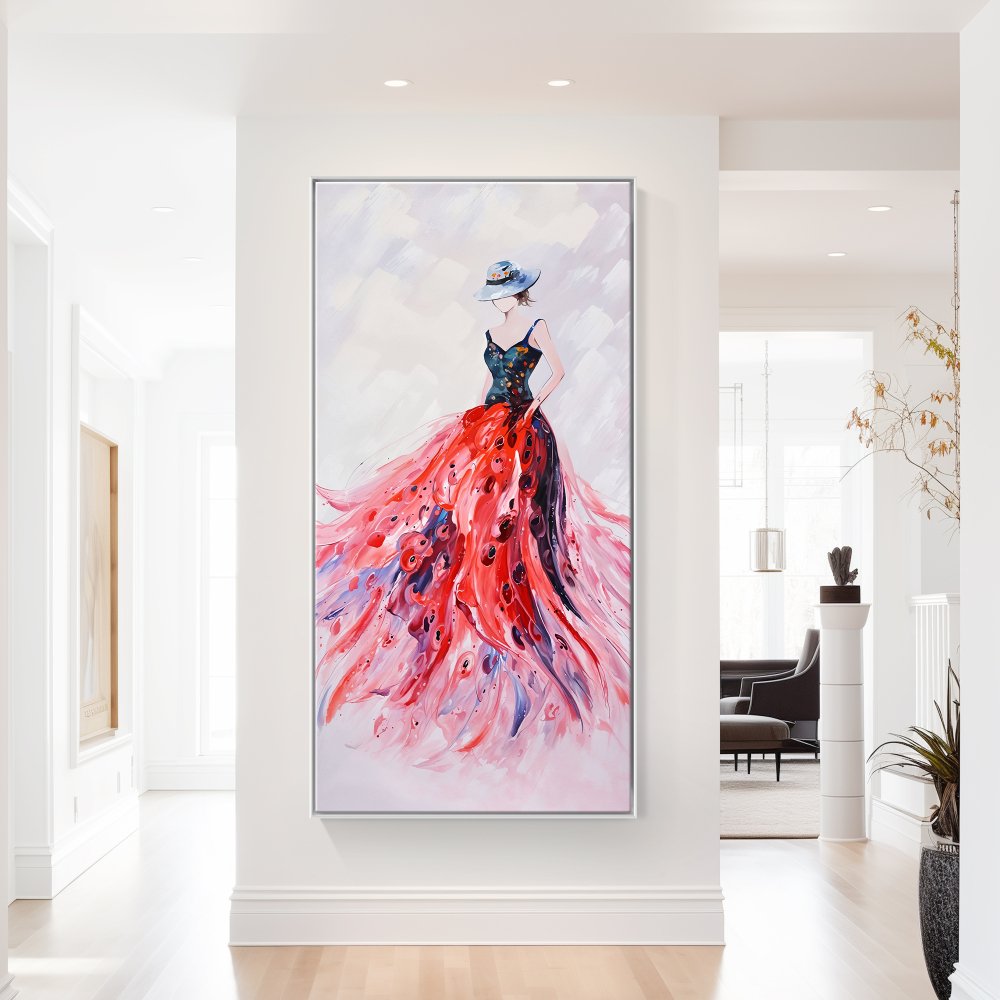 The Red Dress Lady
